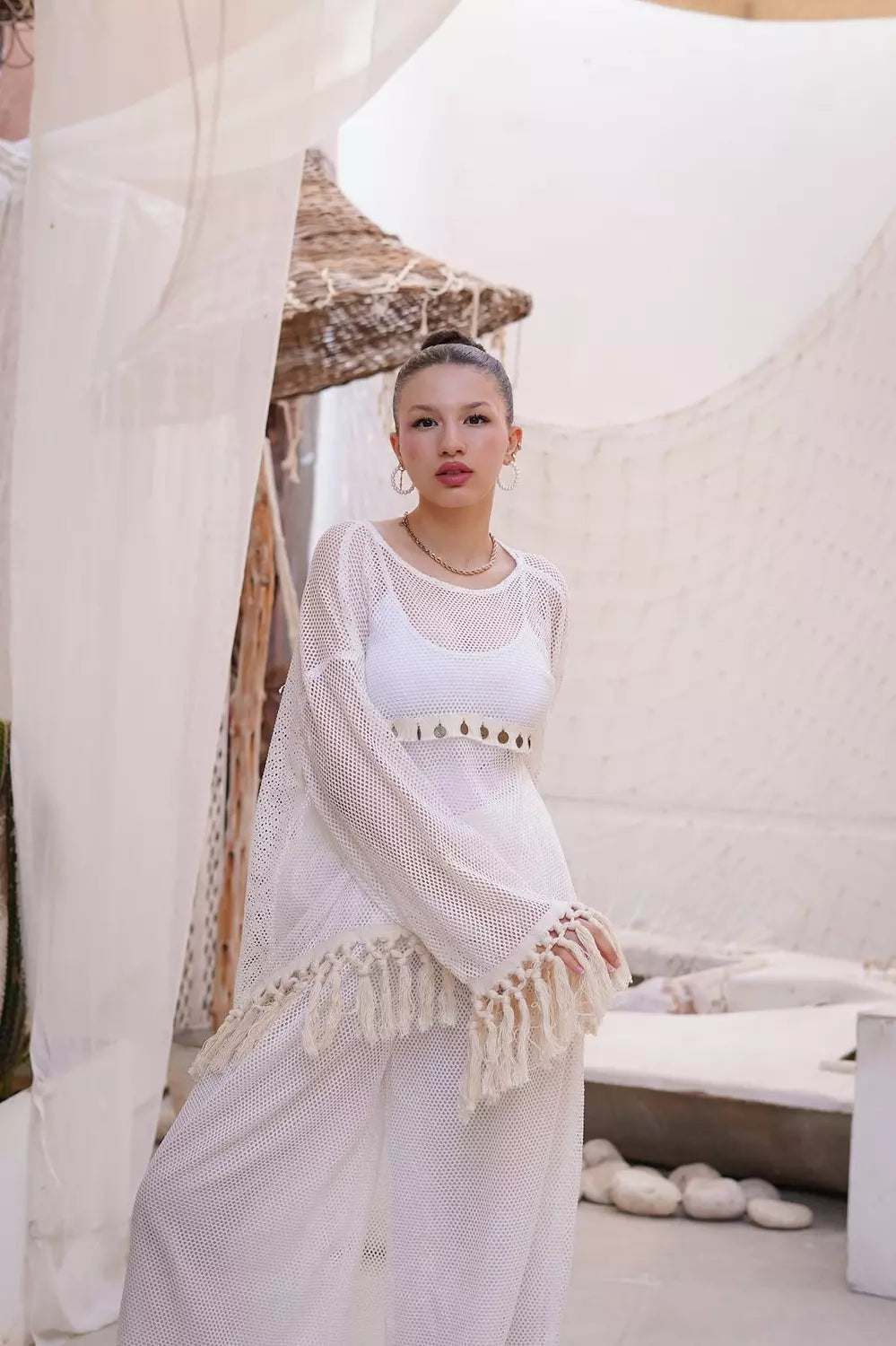 Mesh macrame set