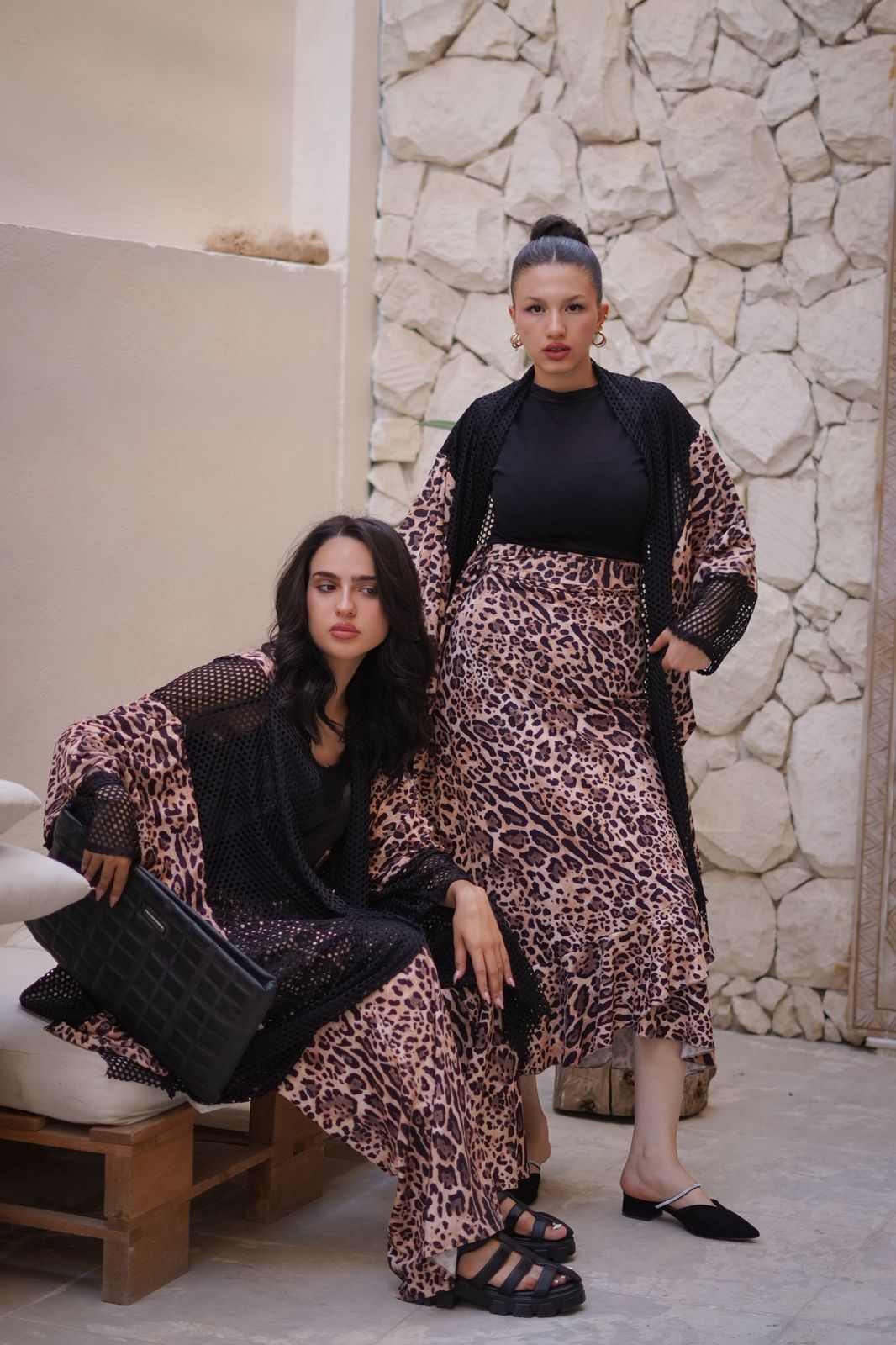 Leopard kimono