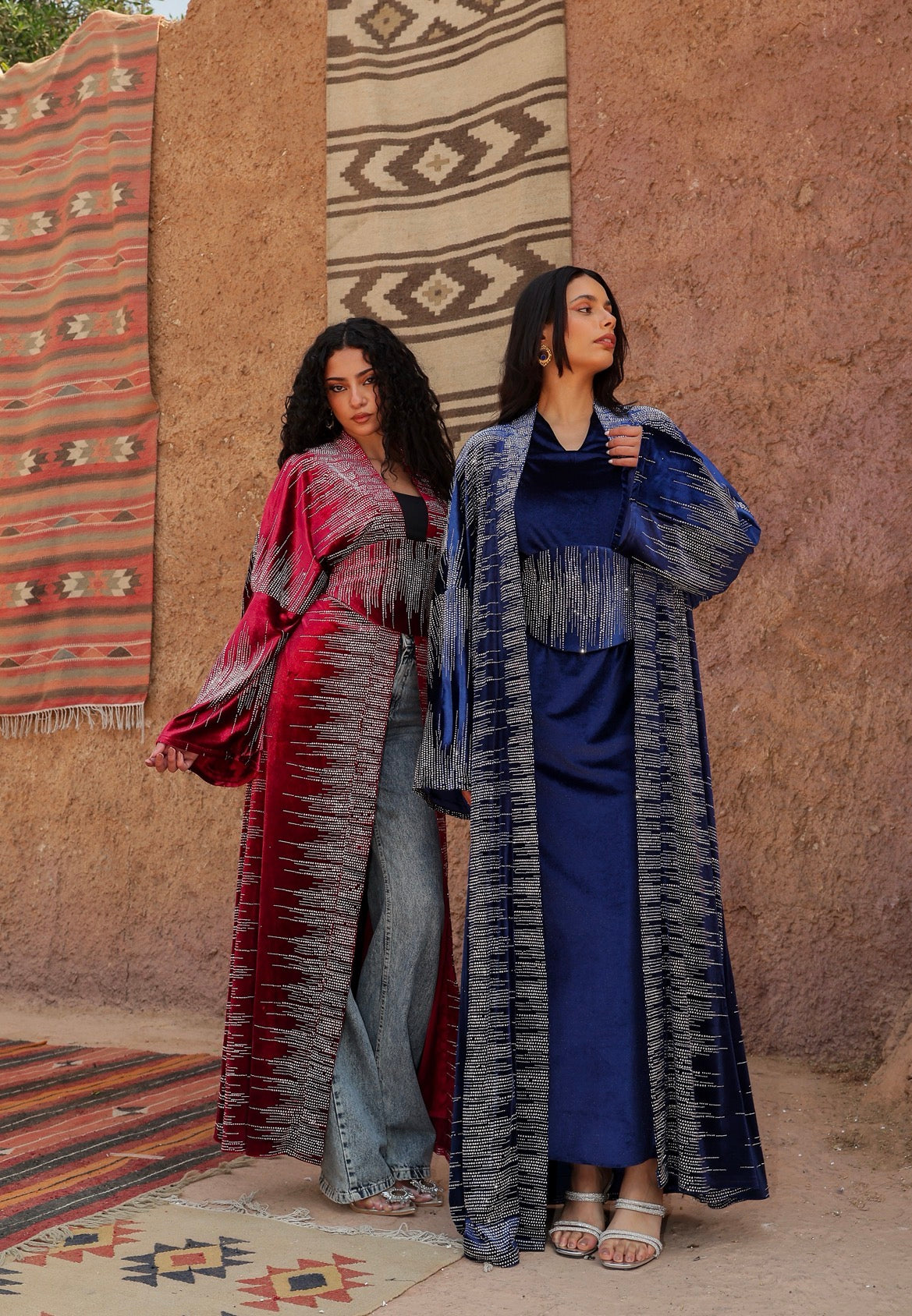 "حواء" Hawaa kaftan navy