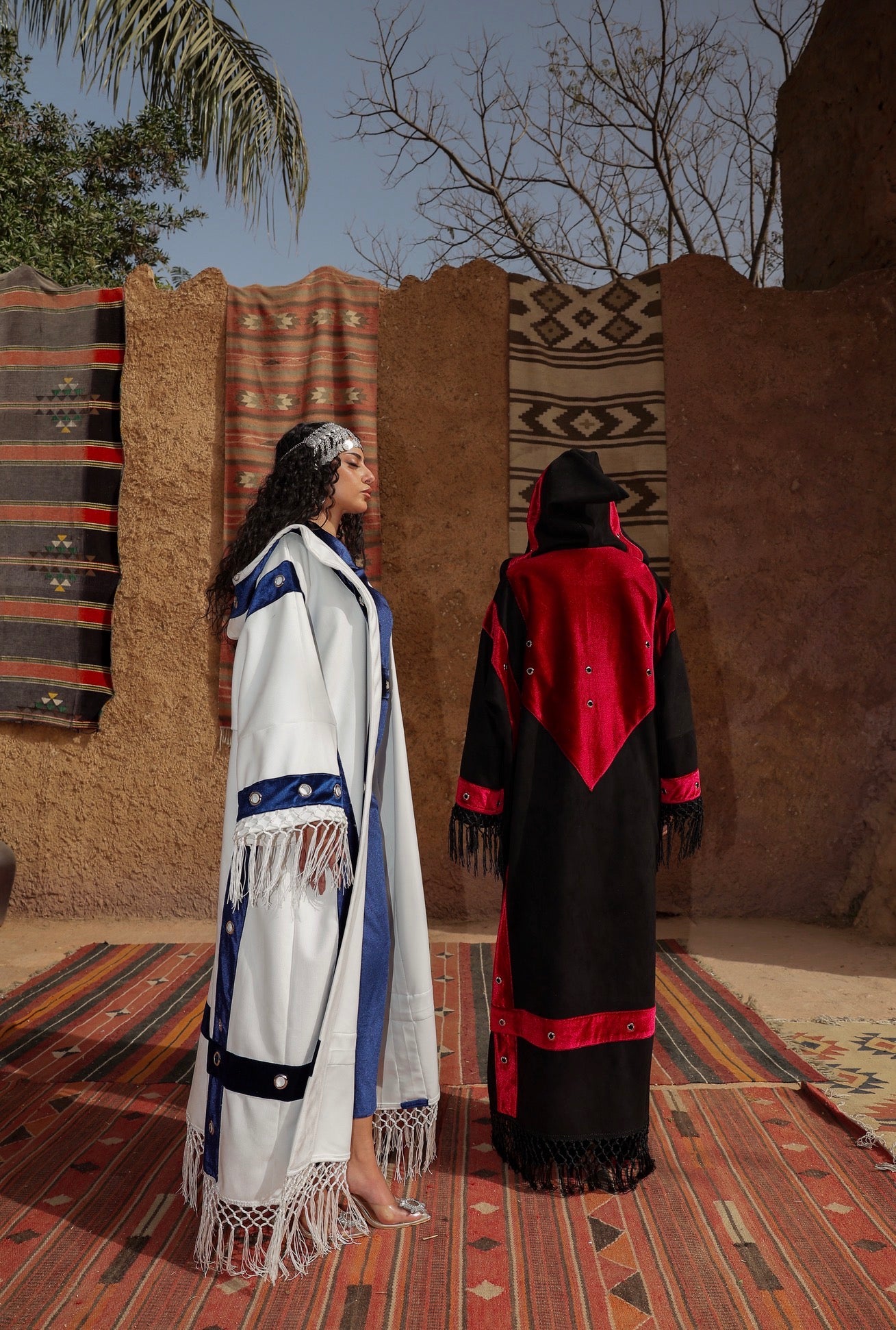 "چليلة" jalila kaftan white