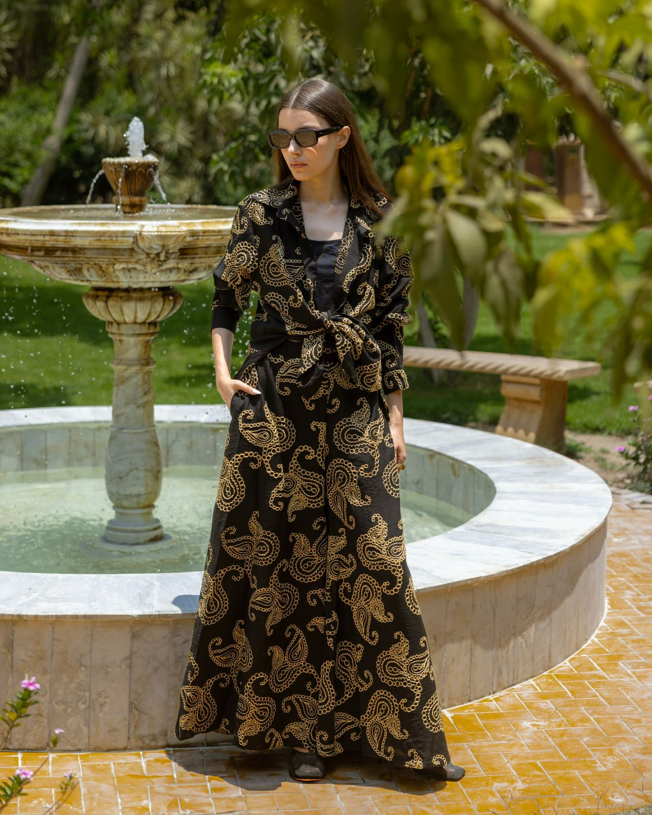Gold embroidery set