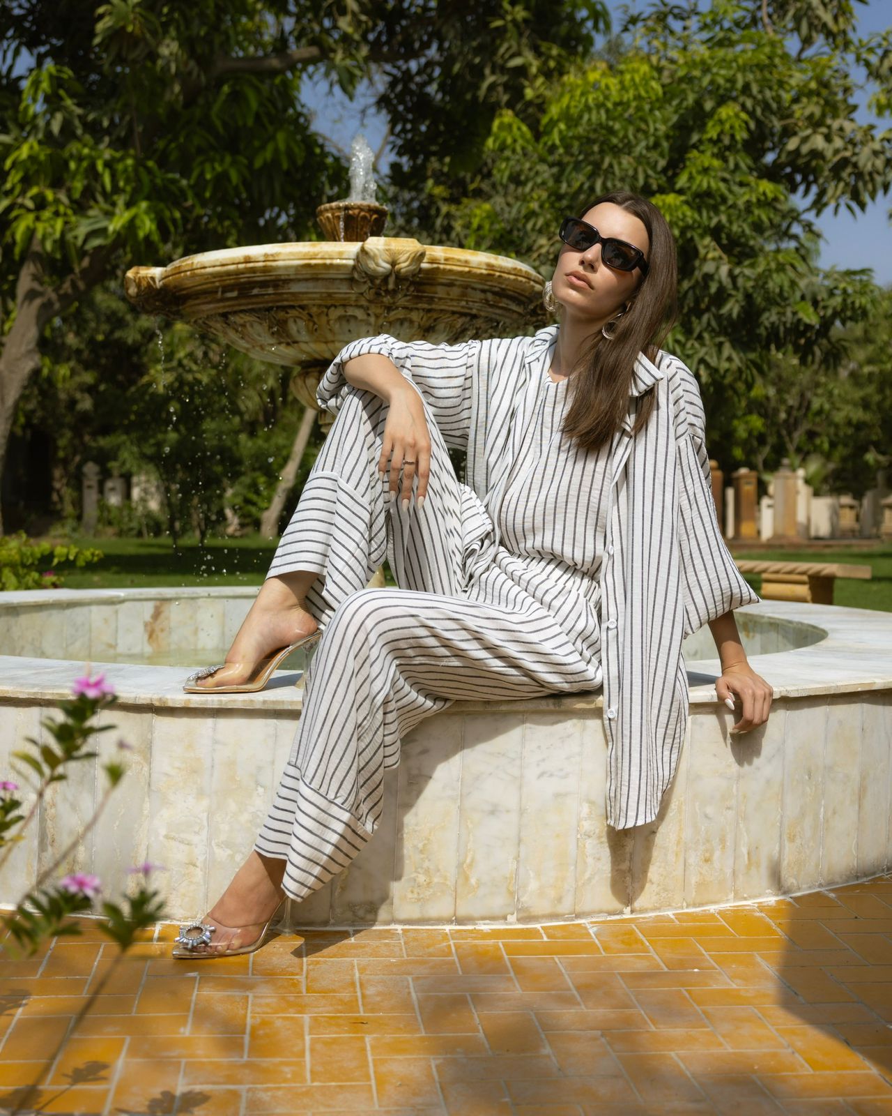 Striped 3 pieces set