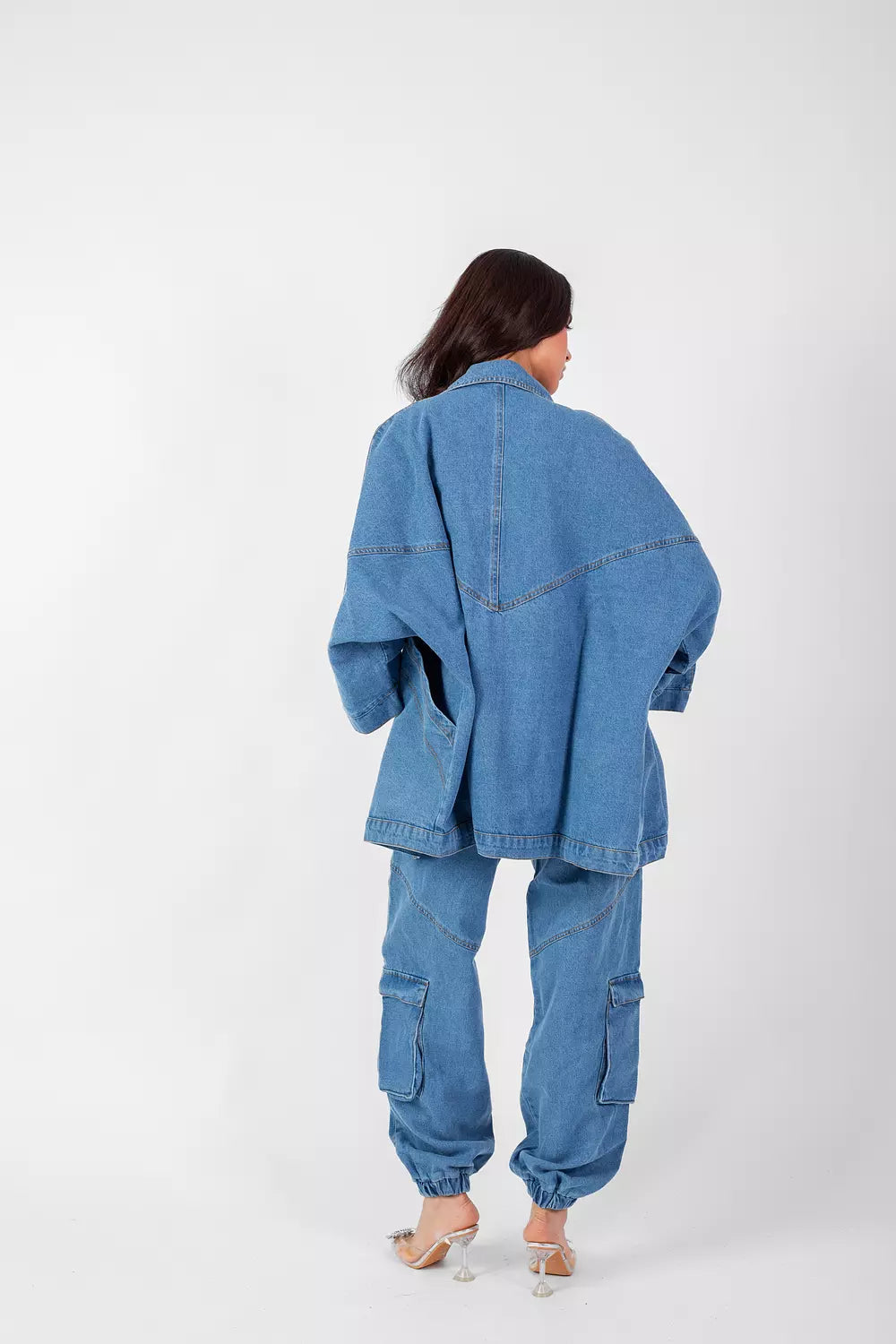 All denim set