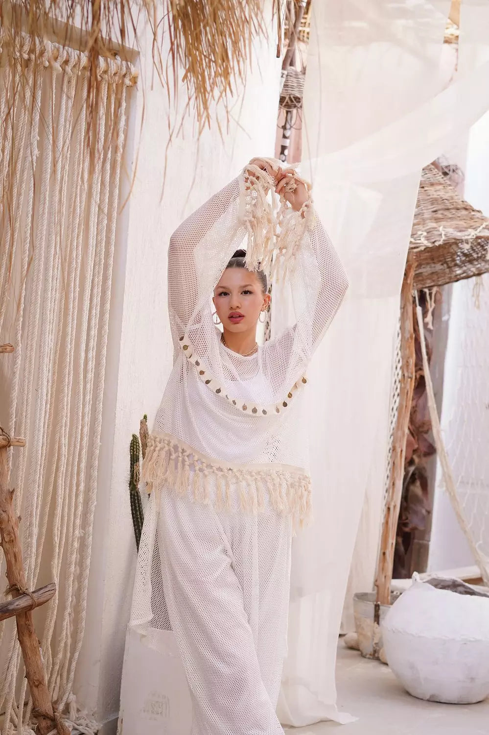 Mesh macrame set