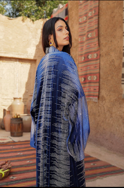 "حواء" Hawaa kaftan navy