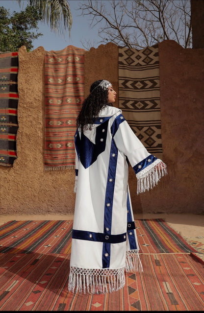 "چليلة" jalila kaftan white