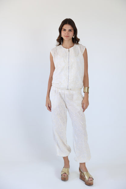 Bling embroidered pants