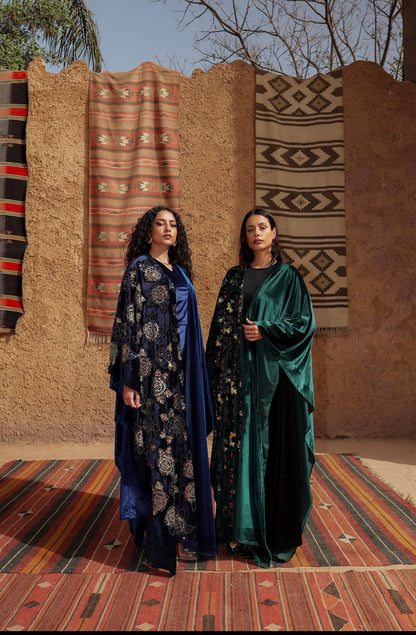 “سهر" sahar kaftan navy