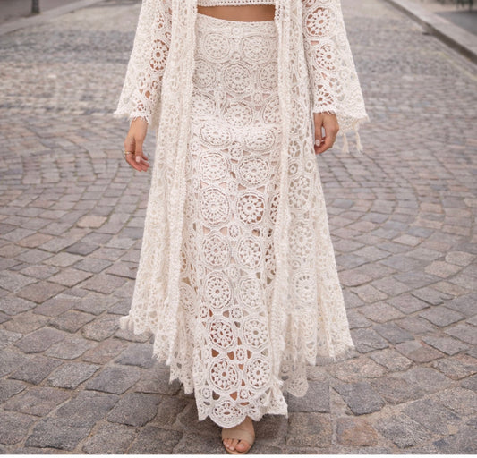 Crochet skirt