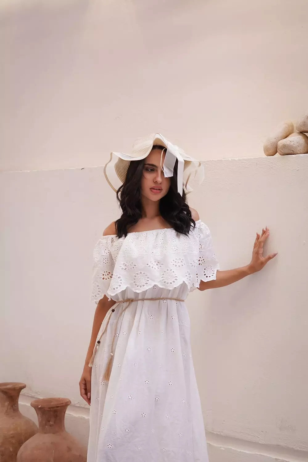 Eyelet Picnic Dress