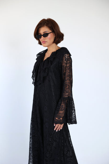 Lace black dress