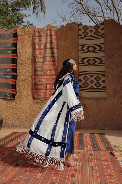 "چليلة" jalila kaftan white