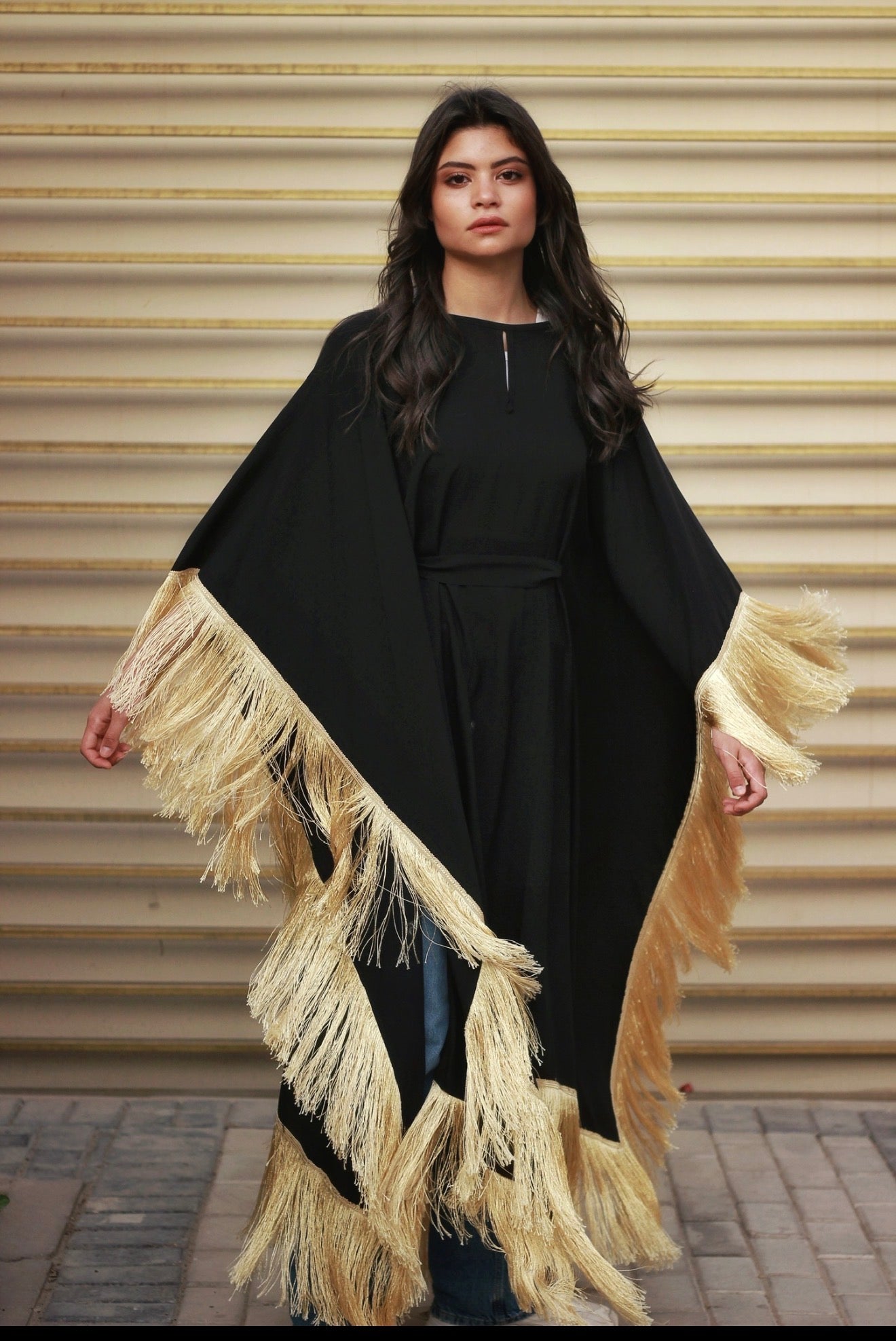 Farasha gold kaftan
