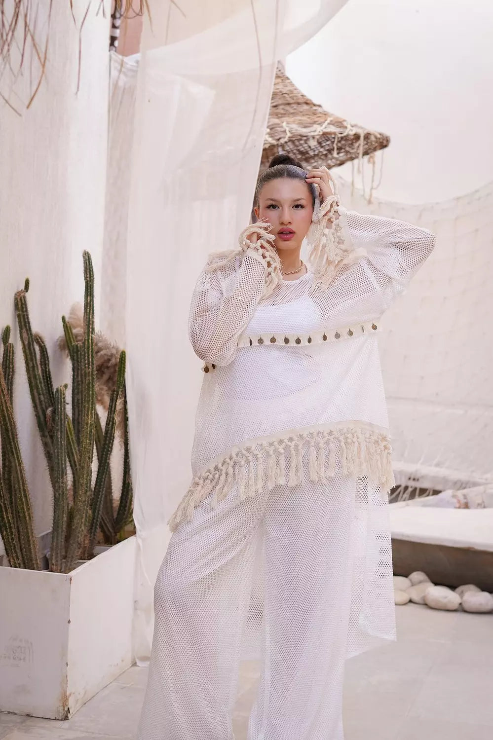 Mesh macrame set
