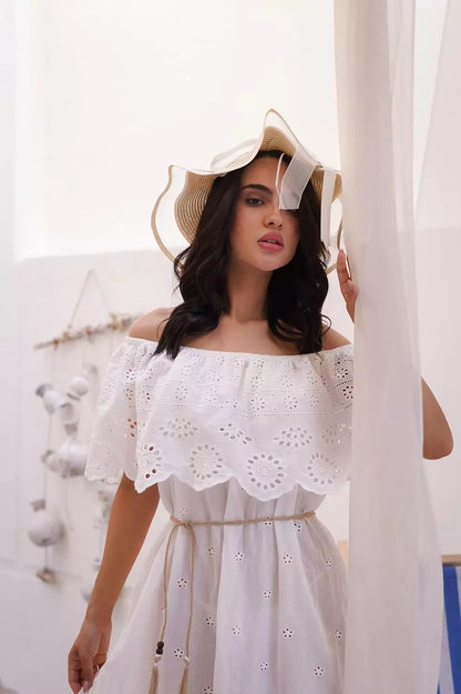 Eyelet Picnic Dress