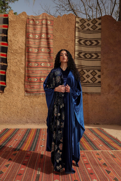 “سهر" sahar kaftan navy