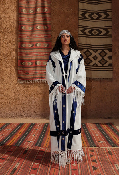 "چليلة" jalila kaftan white