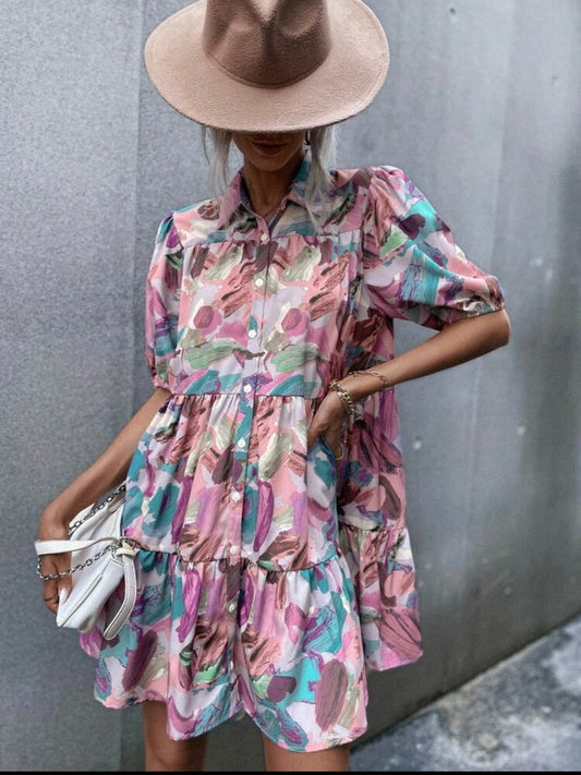 Phantom flowy dress
