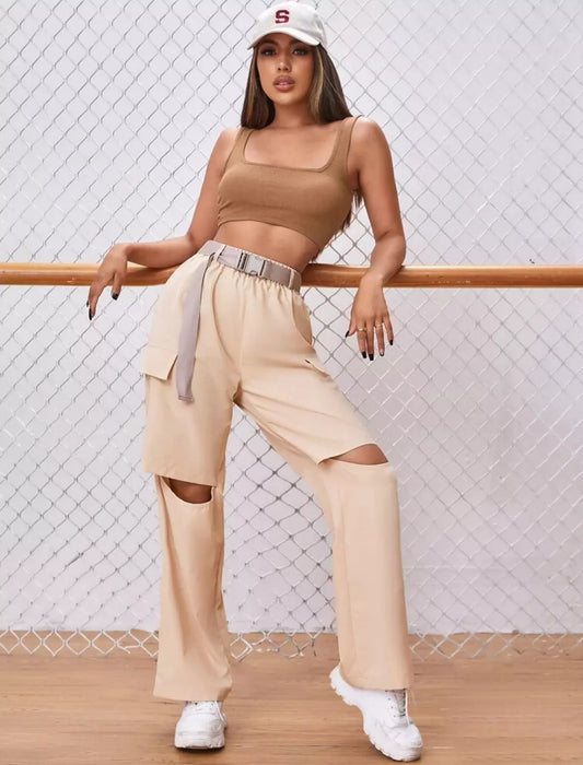 Cutout waterproof pants