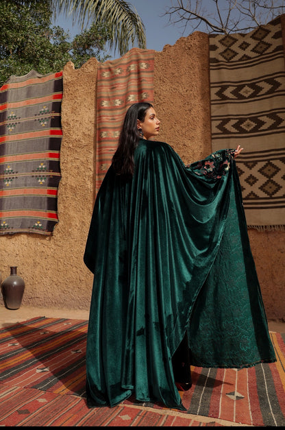 "سهر"  Sahar kaftan olive