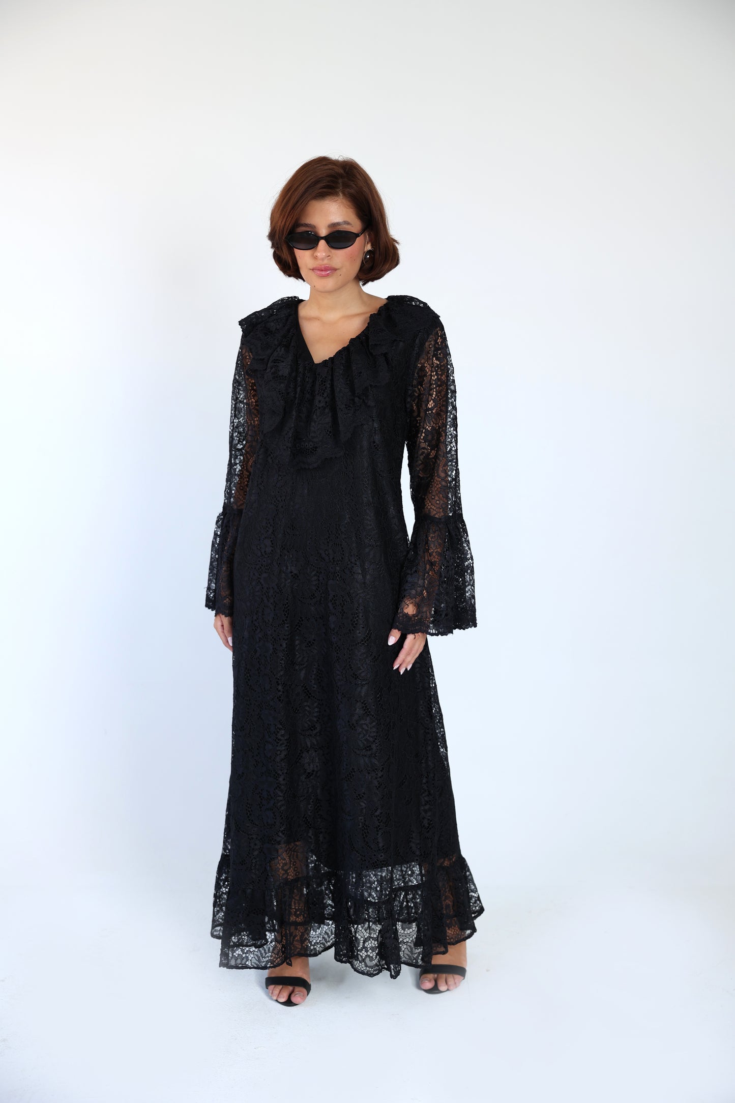 Lace black dress