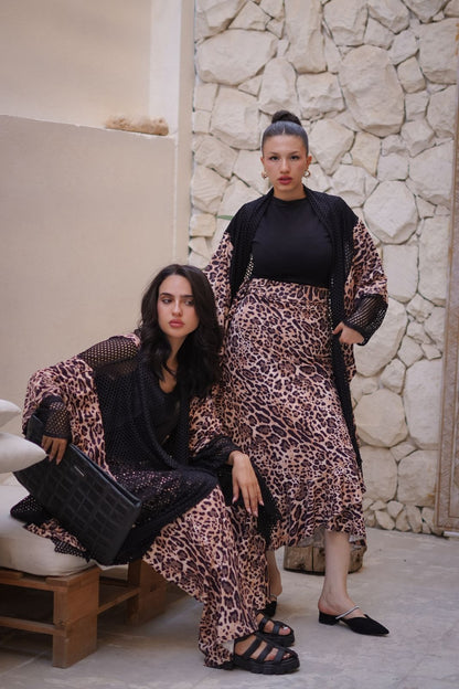 Leopard kimono