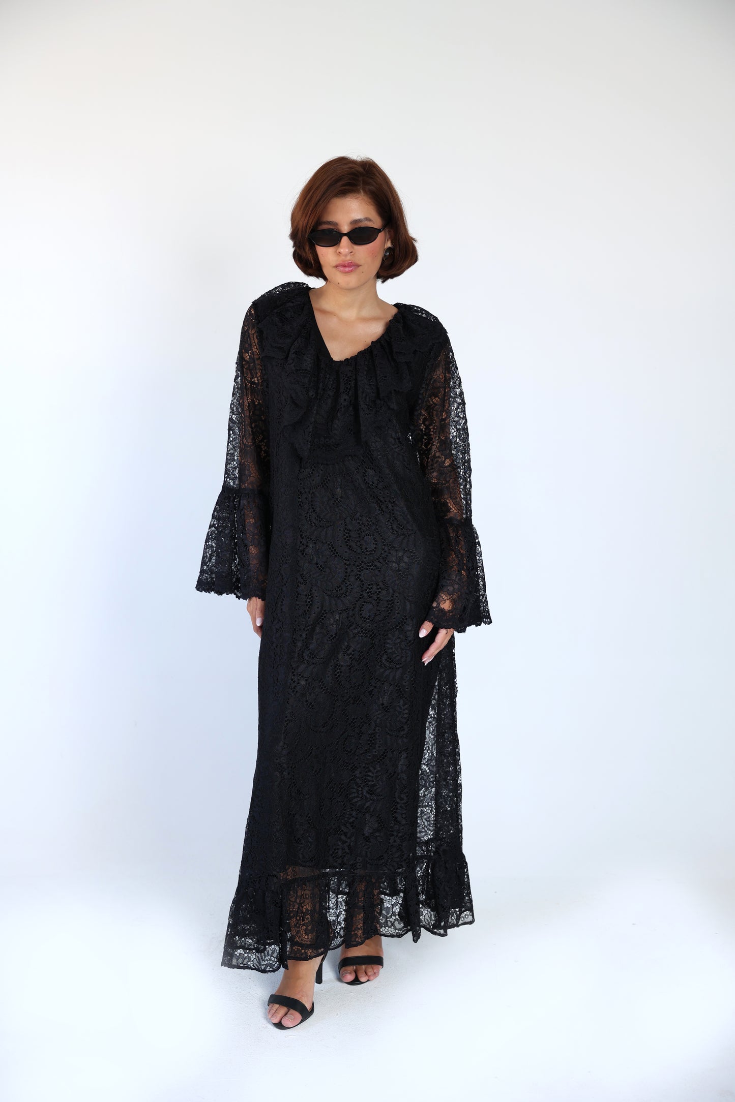 Lace black dress