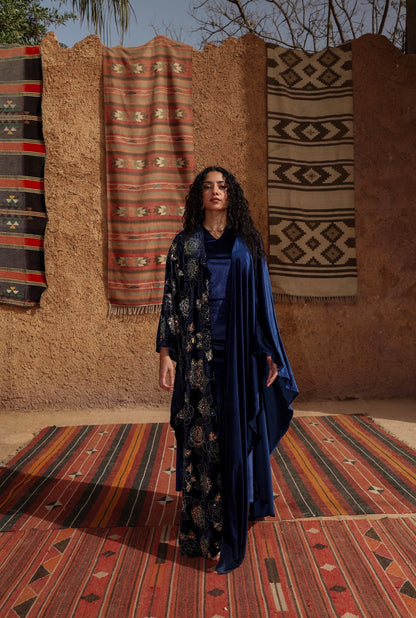 “سهر" sahar kaftan navy