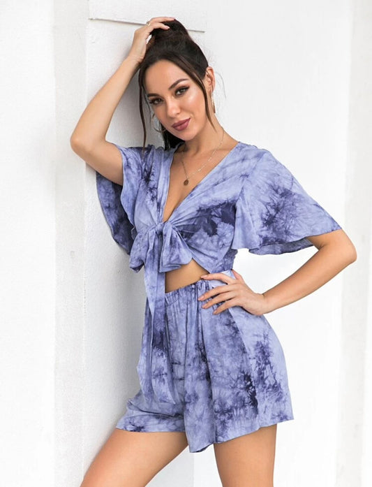 Tie die romper