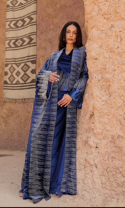 "حواء" Hawaa kaftan navy