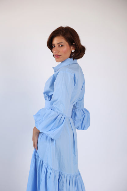 Puff sleeve dress