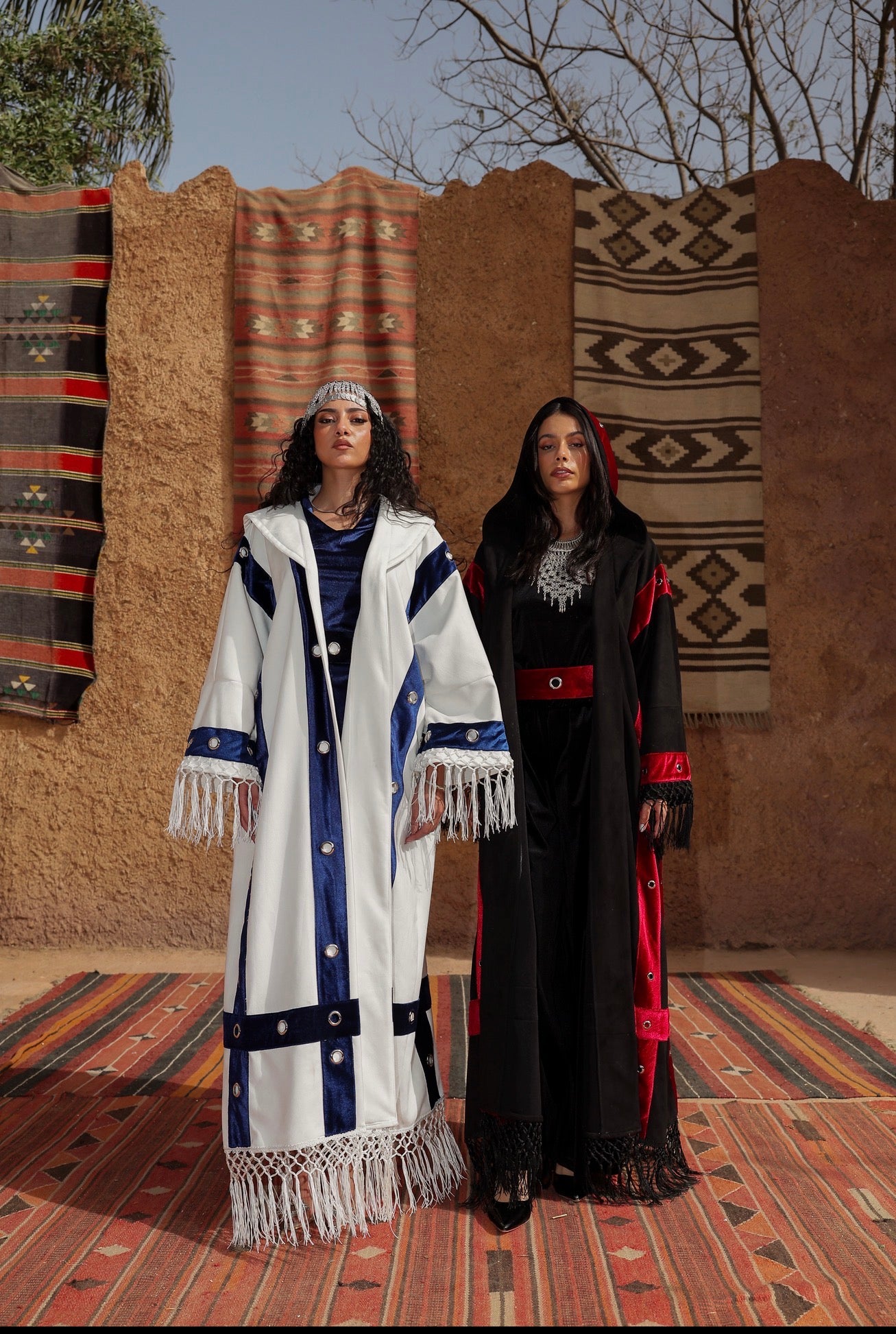 "چليلة" jalila kaftan white