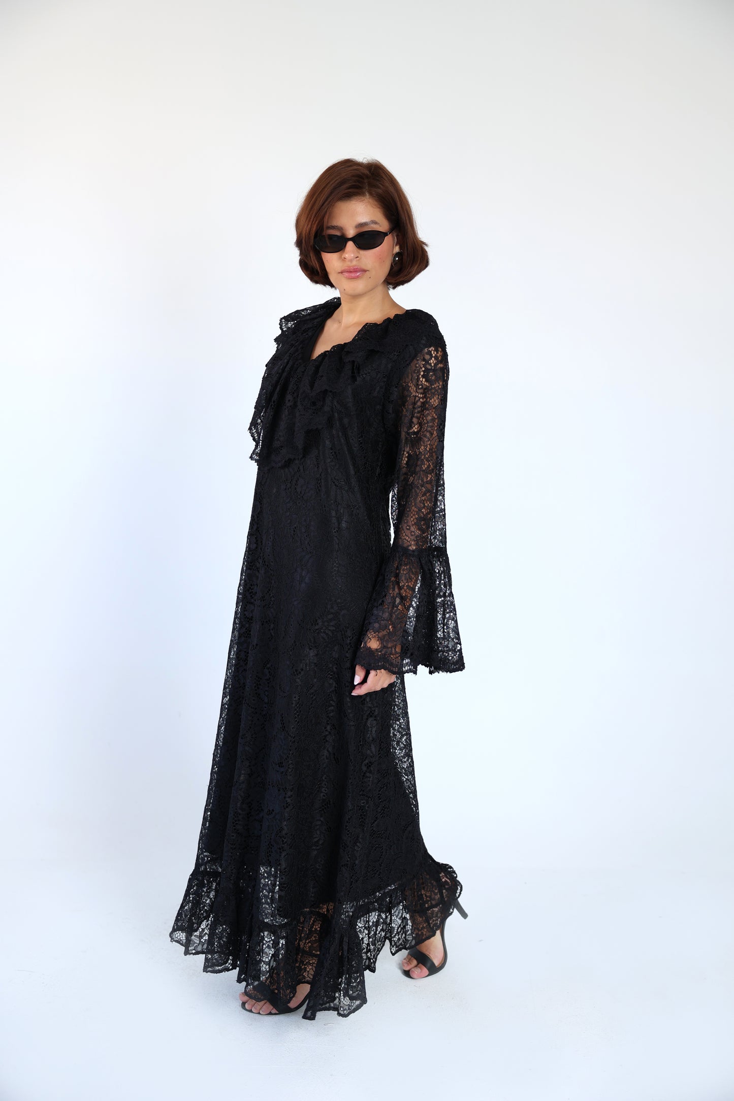 Lace black dress