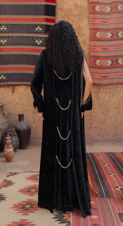 “دهب" black dahab kaftan