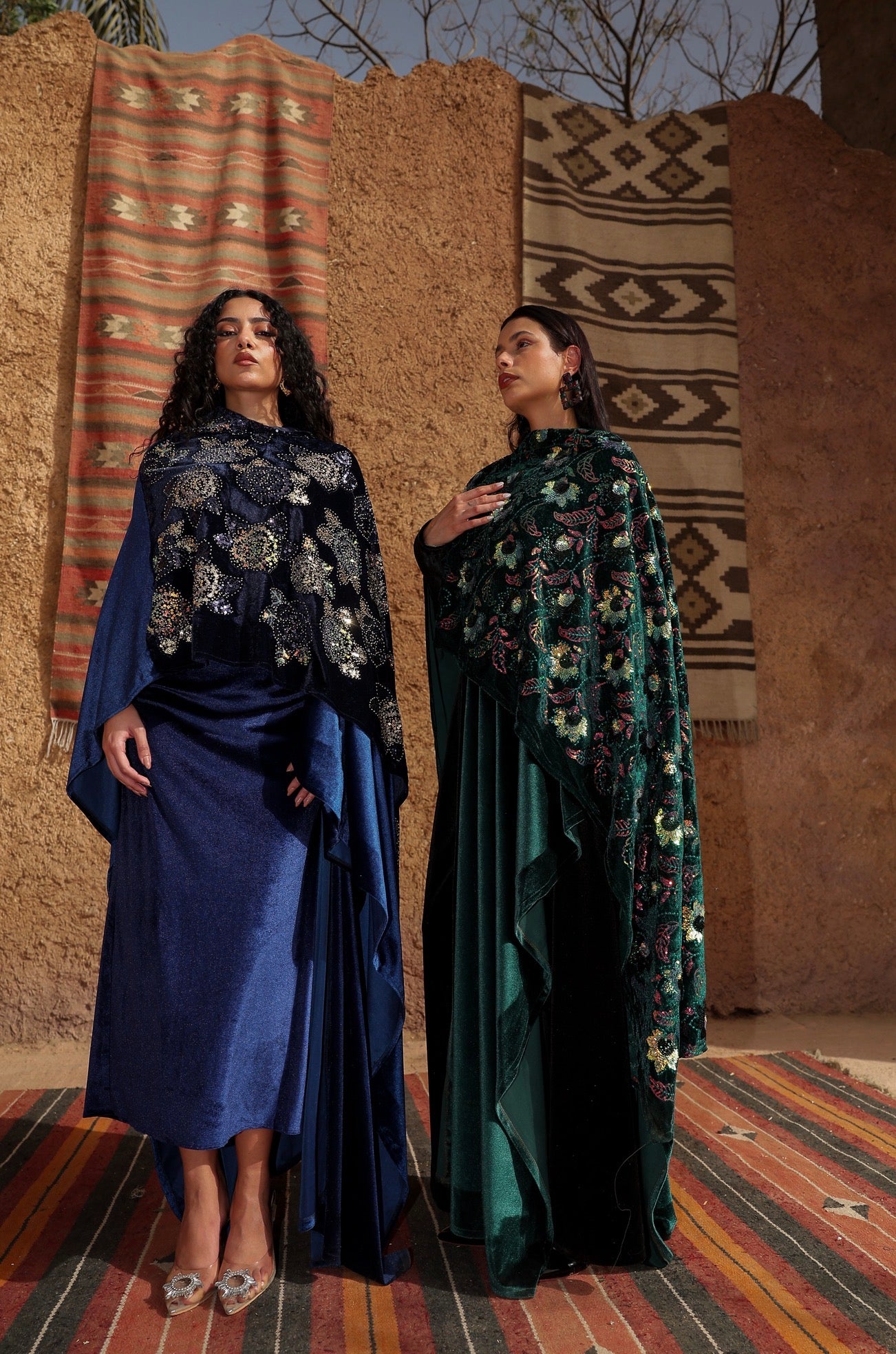 "سهر"  Sahar kaftan olive