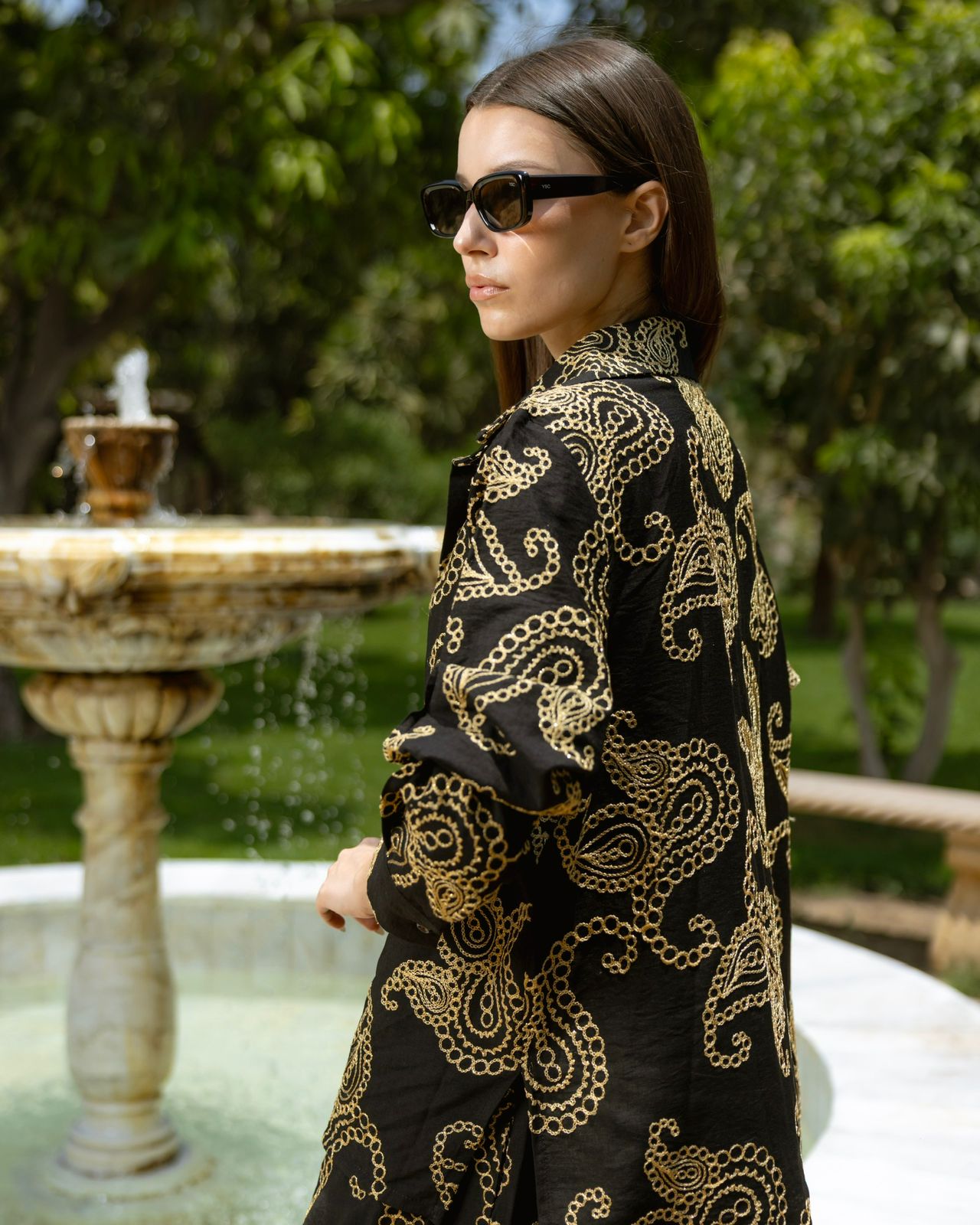 Gold embroidery set