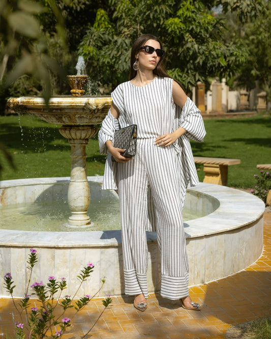 Striped 3 pieces set