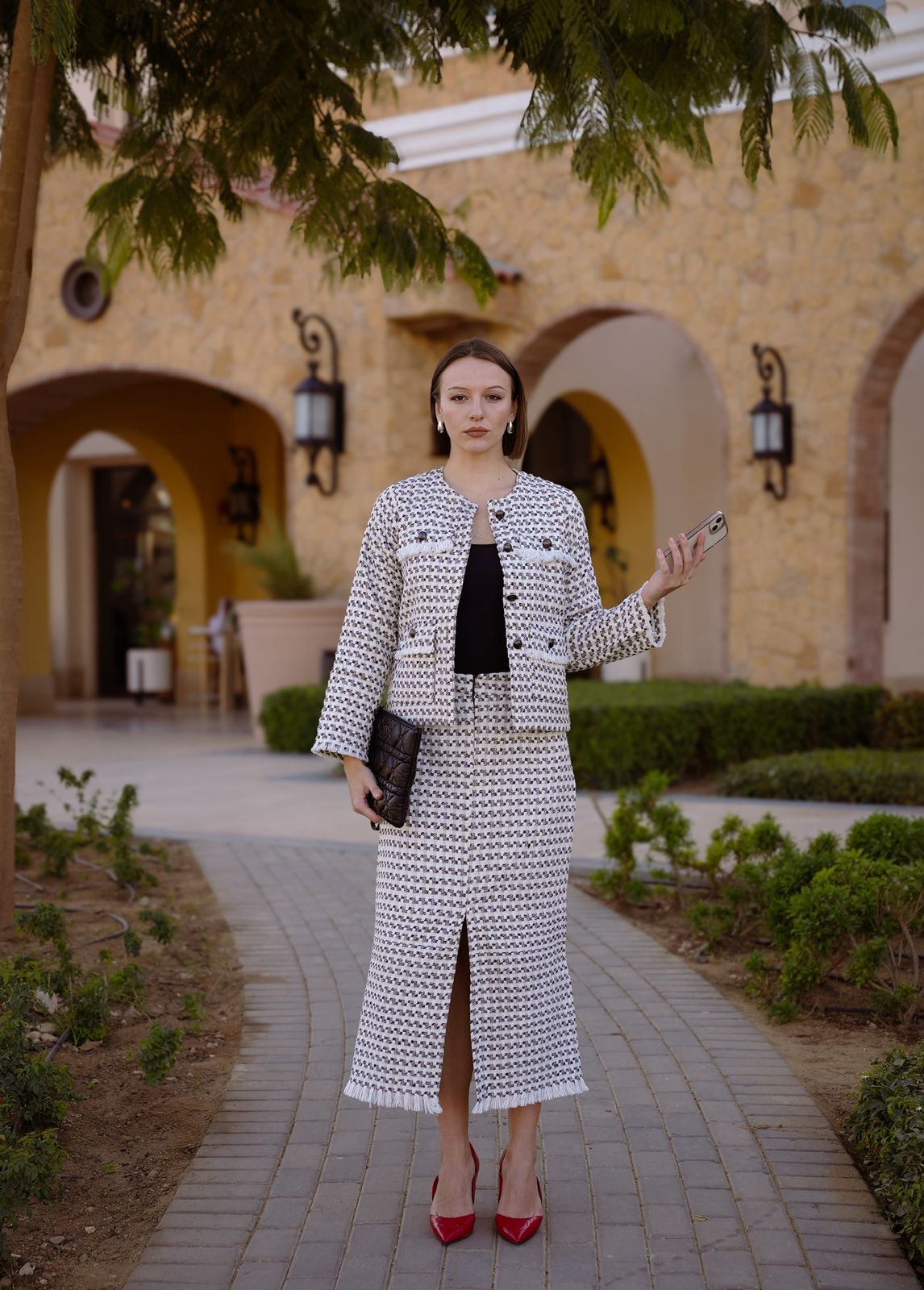 Classic tweed set