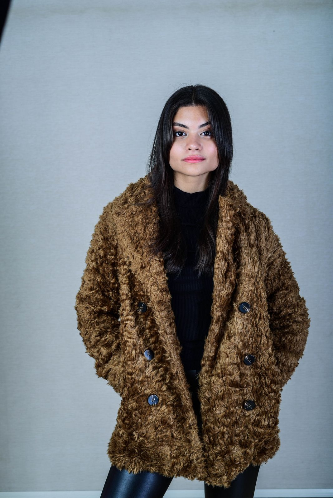 Teddy brown coat