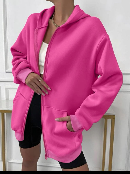 Pink jumper jacket