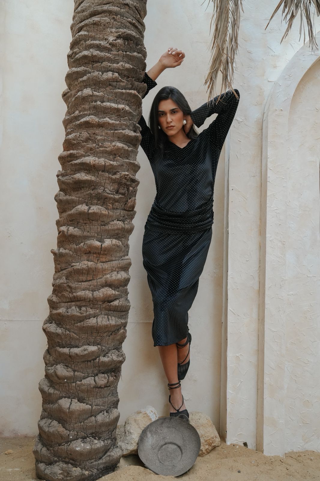 Eve bling velvet dress