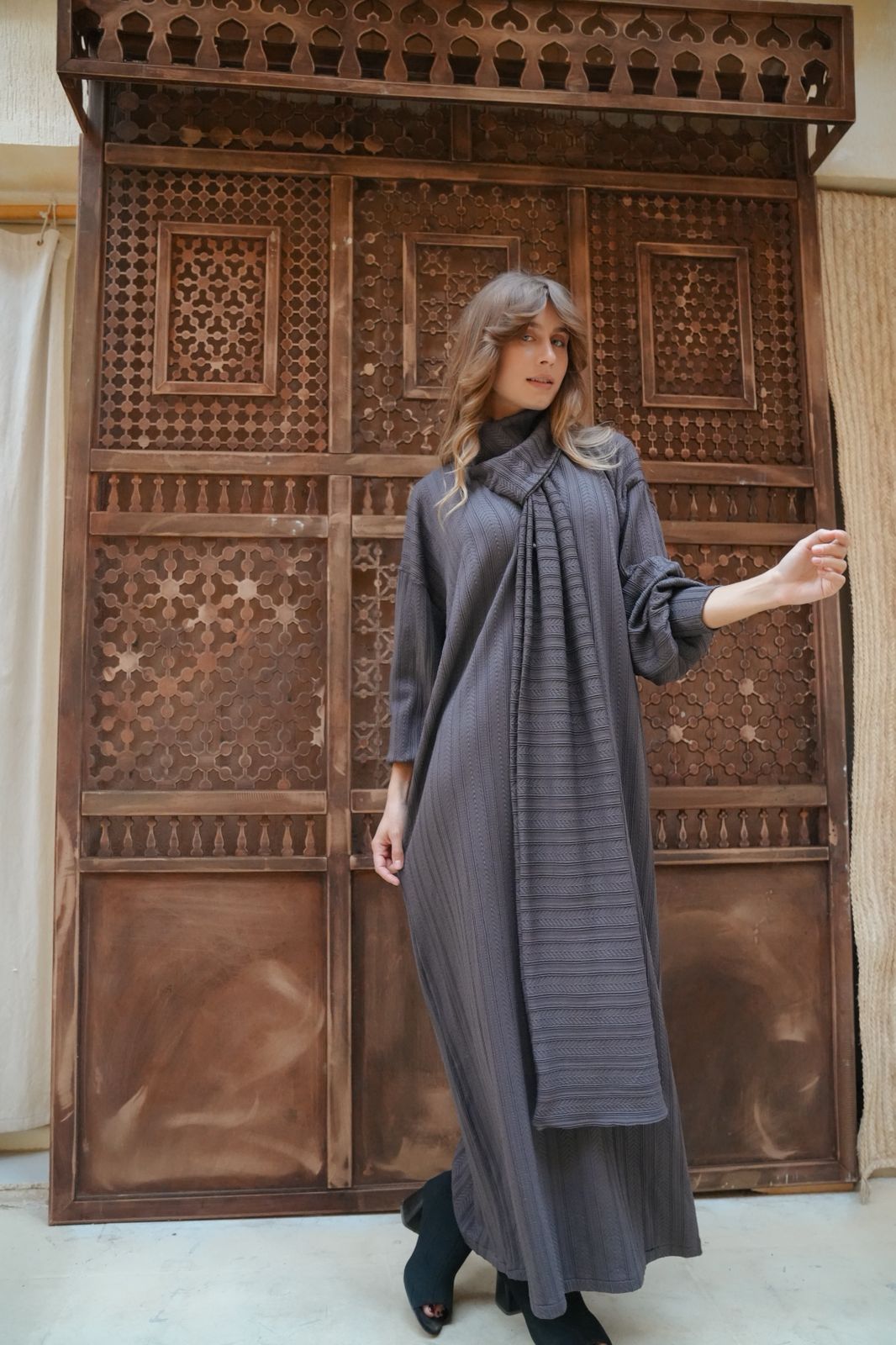Diala scarf dress