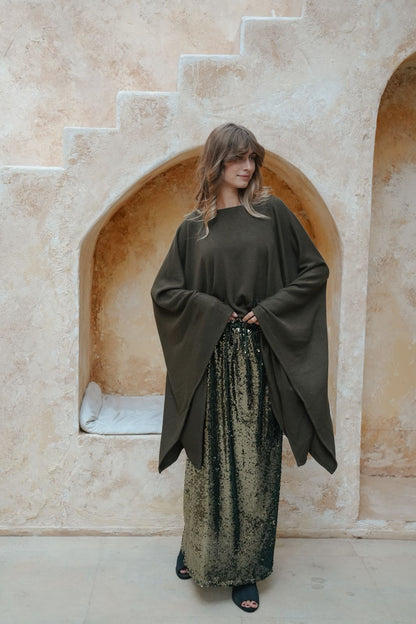 Evelyne bling skirt & poncho