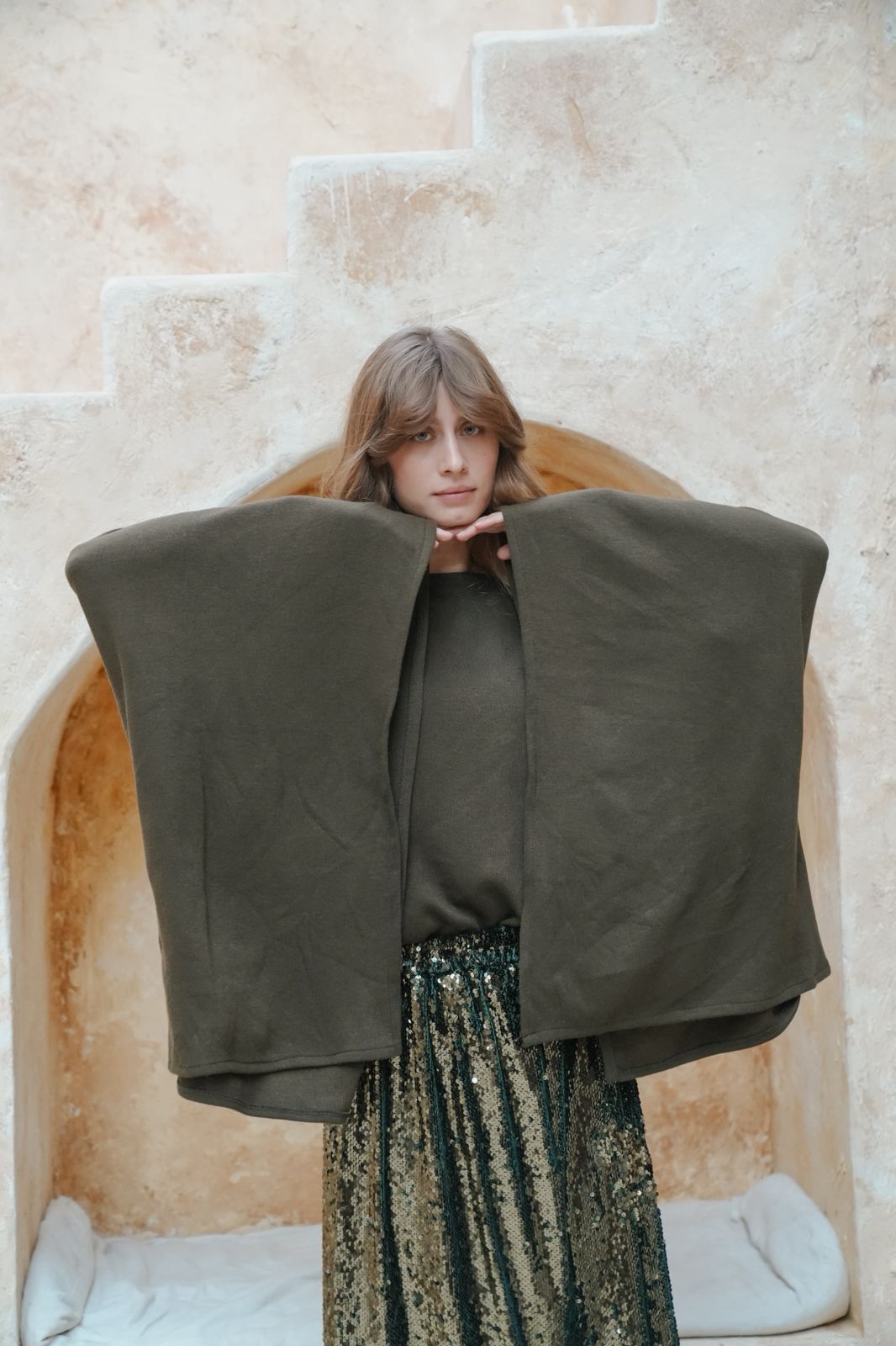 Evelyne bling skirt & poncho