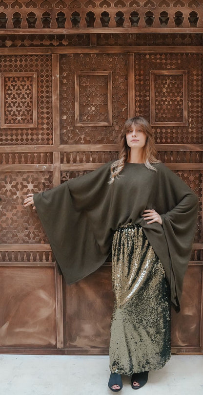 Evelyne bling skirt & poncho