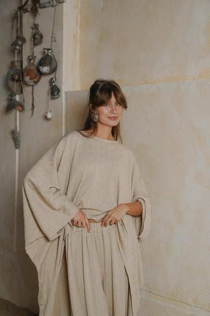 Comfy braided beige set