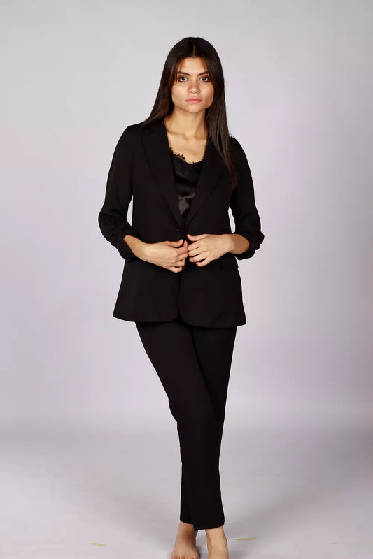 Black blazer set