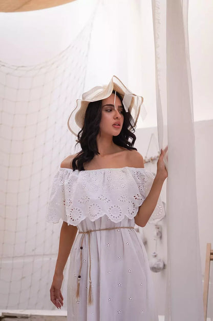 Eyelet Picnic Dress