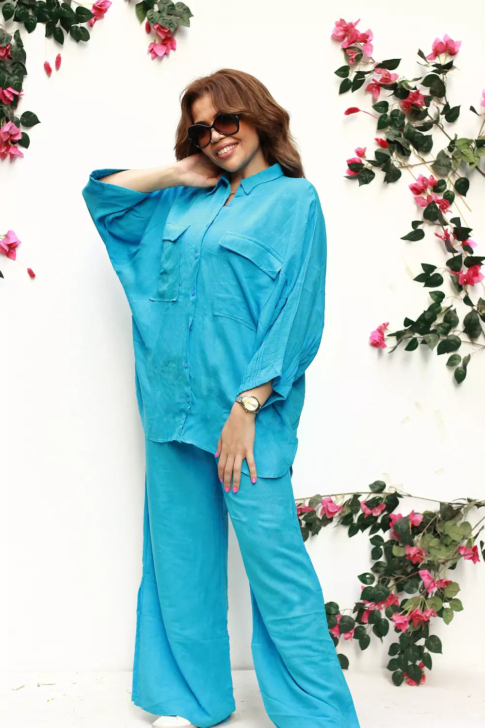 Turquoise lenin set