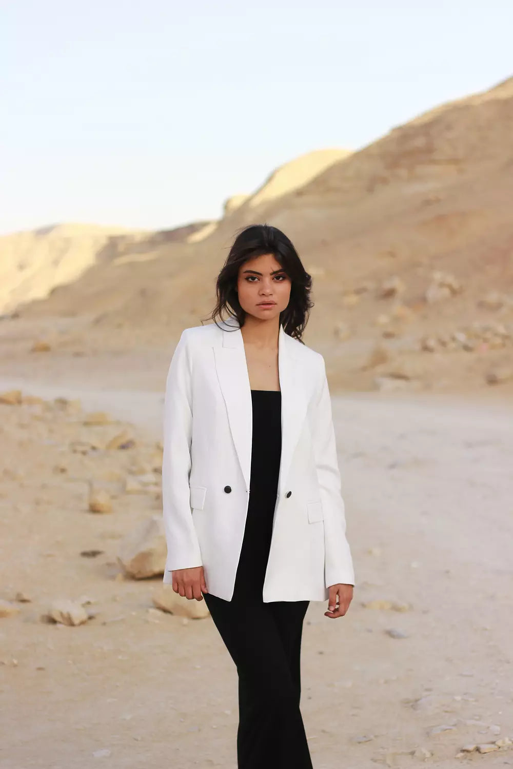 Buttoned blazer